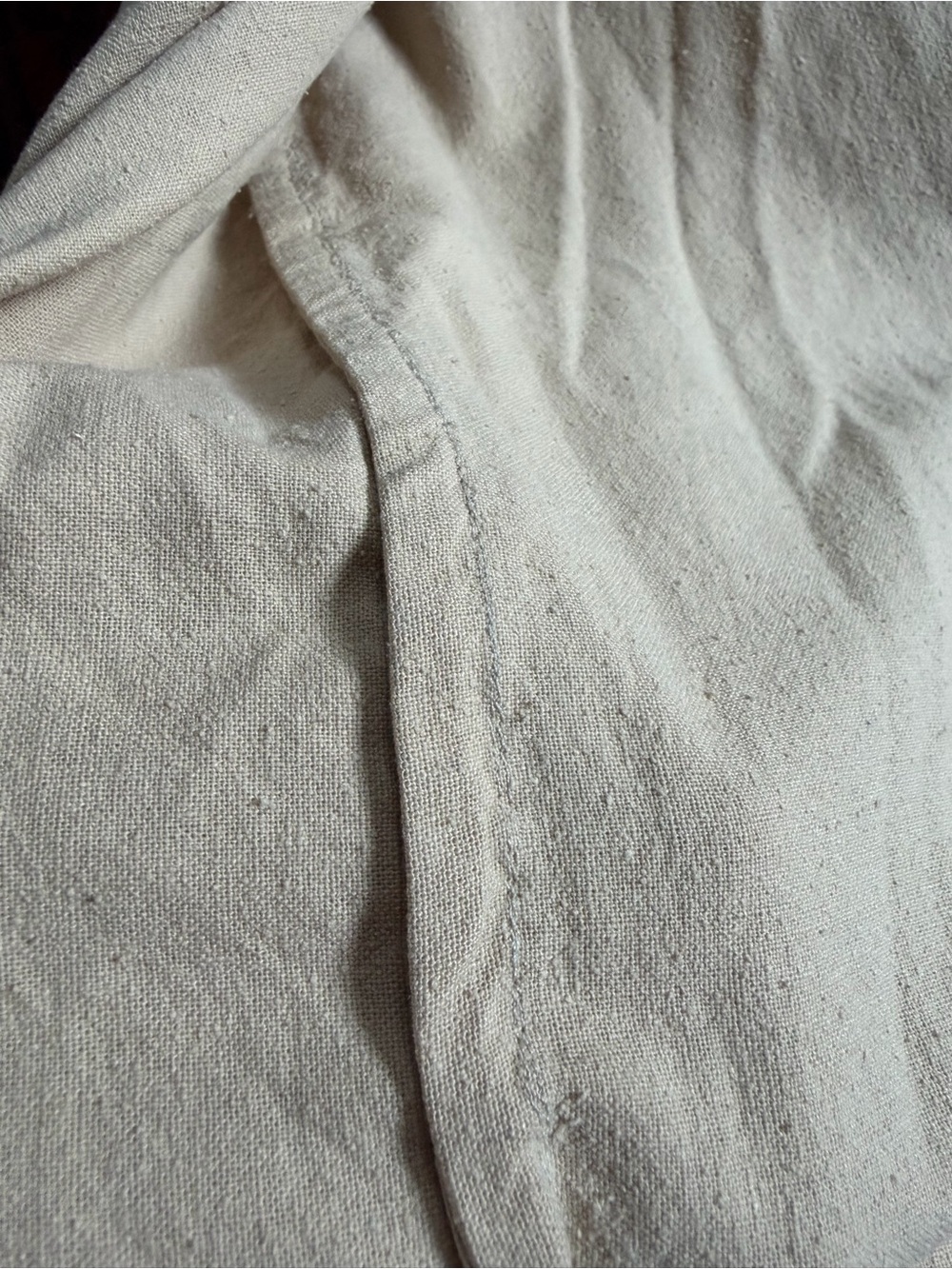 Handmade (by me!) 100% raw silk Oversized Button-Down Shirt - Picture 7 of 8